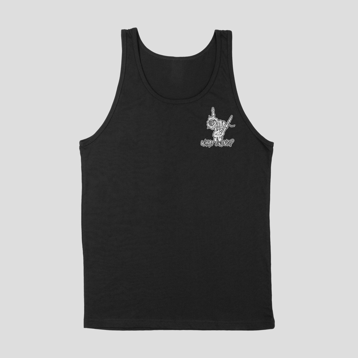 American Rose Black Tank